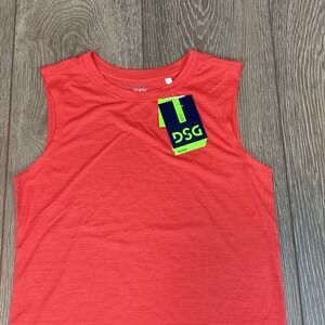 DSG Boys‎ S Tank Top Movement Red Sun Heather Moisture wicking